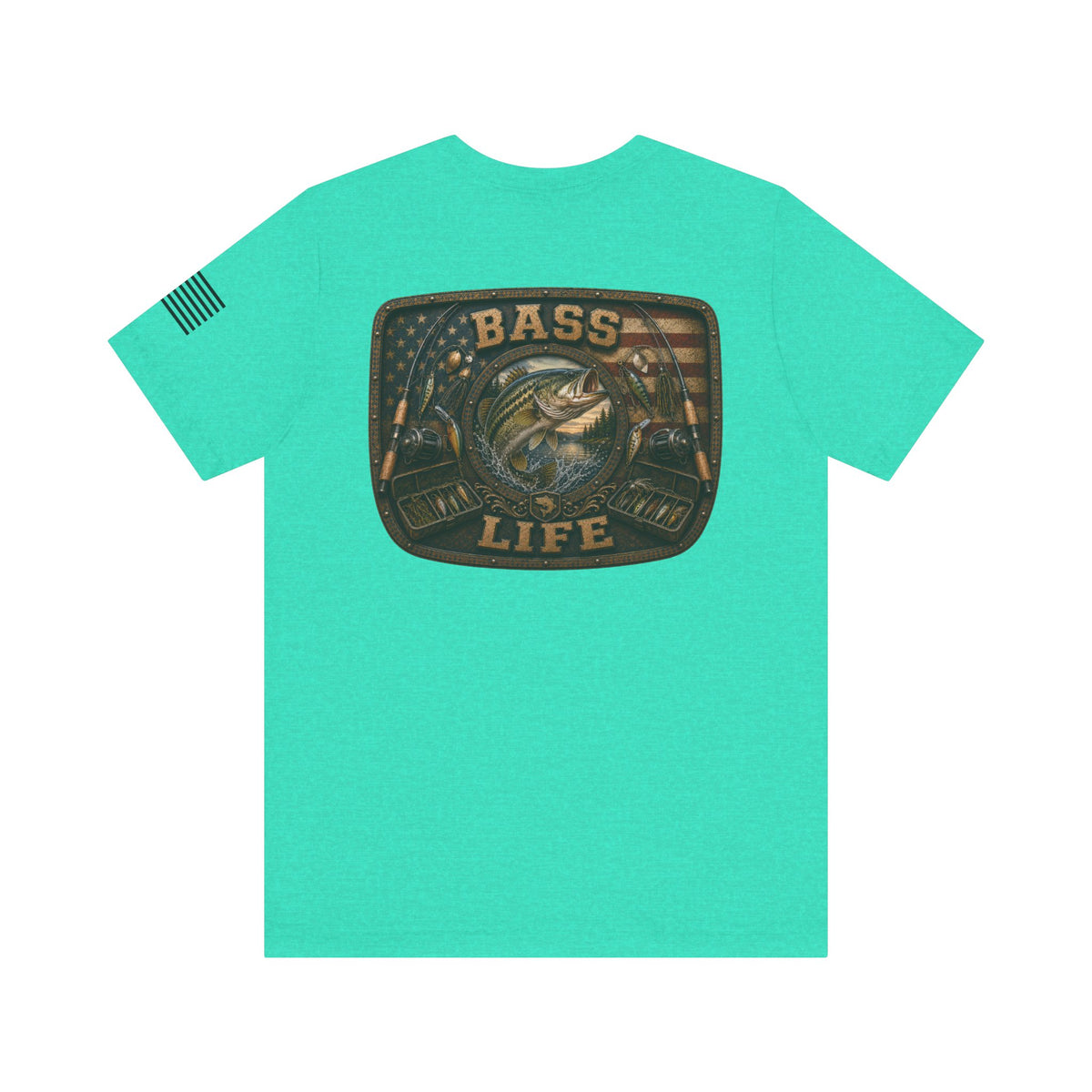 Bass Life Largemouth Bass Fishing T-Shirt – WRAEVN OUTDOORS Angler Tee