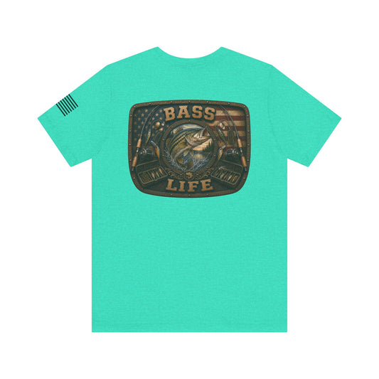 Bass Life Largemouth Bass Fishing T-Shirt – WRAEVN OUTDOORS Angler Tee